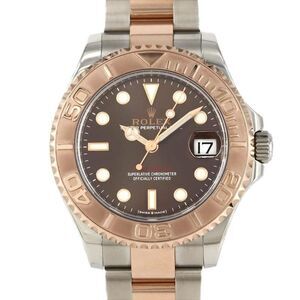 Pre Loved rolex Unisex Brown Bags